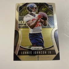 2019 Panini Prizm Lonnie Johnson Jr RC #396 Silver Prizm Texans Rookie EX+