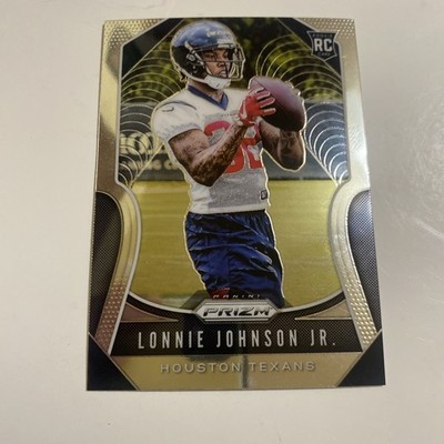 2019 Panini Prizm Lonnie Johnson Jr RC #396 Silver Prizm Texans Rookie EX+