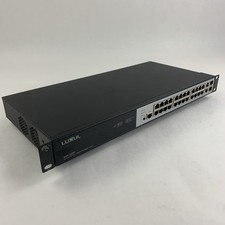 Luxul XMS-2624P 26 Port 24 PoE Rack Ethernet Switch Managed Switch Tested Reset