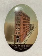 Second National Bank, Connellsvill, PA Pocket Mirror