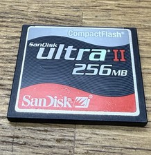 SanDisk Ultra II Compact Flash - 256mb - Tested Working