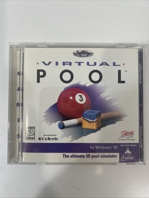 Virtual Pool: The Ultimate Pool Simulator (PC CD-ROM, 1998, Interplay)