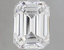 Cert. AGI 1.01 Carat Emerald Cut Natural Mined Diamond Loose D color VS1 clarity