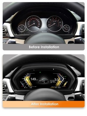 12.3''Car Digital Cluster Instrument Dashboard For BMW 3/4 Series F30 F31 F32 F34