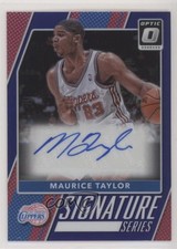 2017 Panini Donruss Optic Signature Series Purple Prizm Maurice Taylor Auto v9t