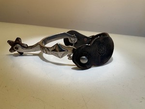 Tex Tan 176880 ?  Vintage Single Western Cowboy Horse Spur for Decor Theme