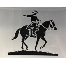 Cowboy 4 Stencil 10mm Thick, Crafts, Cowboys, Western, Horse, Wild West