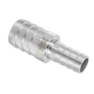 304 Stainless Steel Sanitary Adapter for Vacuum Systems Silver
