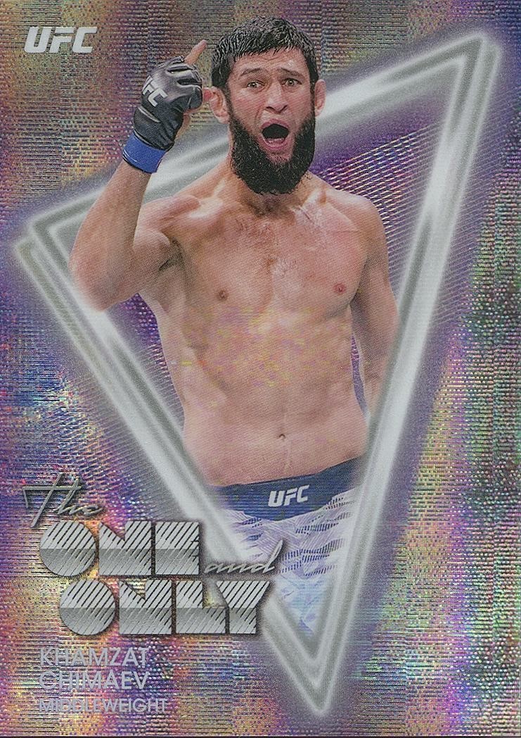 Khamzat Chimaev 2025 Topps Midnight The One and Only SSP CASE HIT