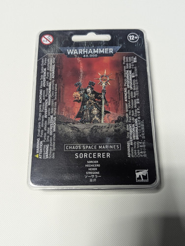 Games Workshop Warhammer 40K: Chaos Space Marines Sorcerer - & Sealed