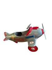 Coca Cola Die-Cast Model Pedal Vehicle Silver Edition Plane Signed Ken Kovach