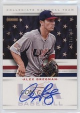 2013 USA Baseball Box Set Collegiate National Team /399 Alex Bregman #4 Auto 4m3