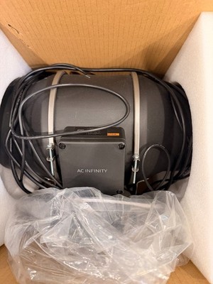 AC Infinity Cloudline AI-CLT6- T6 Series- 6'' Inline Duct Fan- NEW, OPEN BOX.