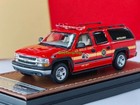 GB MK HEC 1:64 2003 Red Suburban USCP LAFD Fire SUV Model Diecast Collect Car 