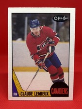 1987-88 OPC CLAUDE LEMIEUX RC Rookie Card #227 HOF. rookie card picture