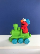Vintage Jim Henson Elmo illco Sesame Street 5" Toy Train vehicle