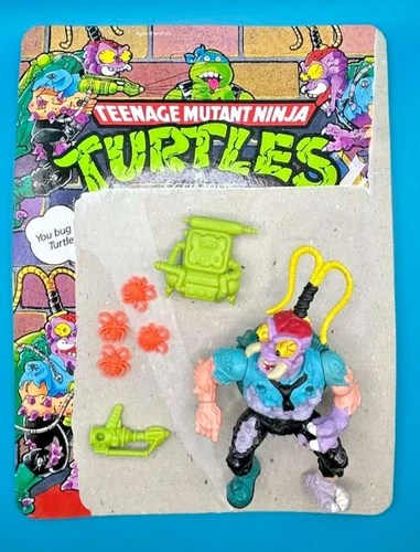 TMNT Scumbug 1991 w/ Cardback Complete Vintage TMNT Figure