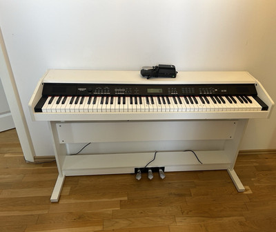 FunKey DP-88 II Digitalpiano 88 Tasten 3 Pedale Weiß USB MIDI Lautsprecher