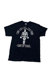 Vintage Style Golds Gym Men s Size Large Gray T Shirt Workout USA Made