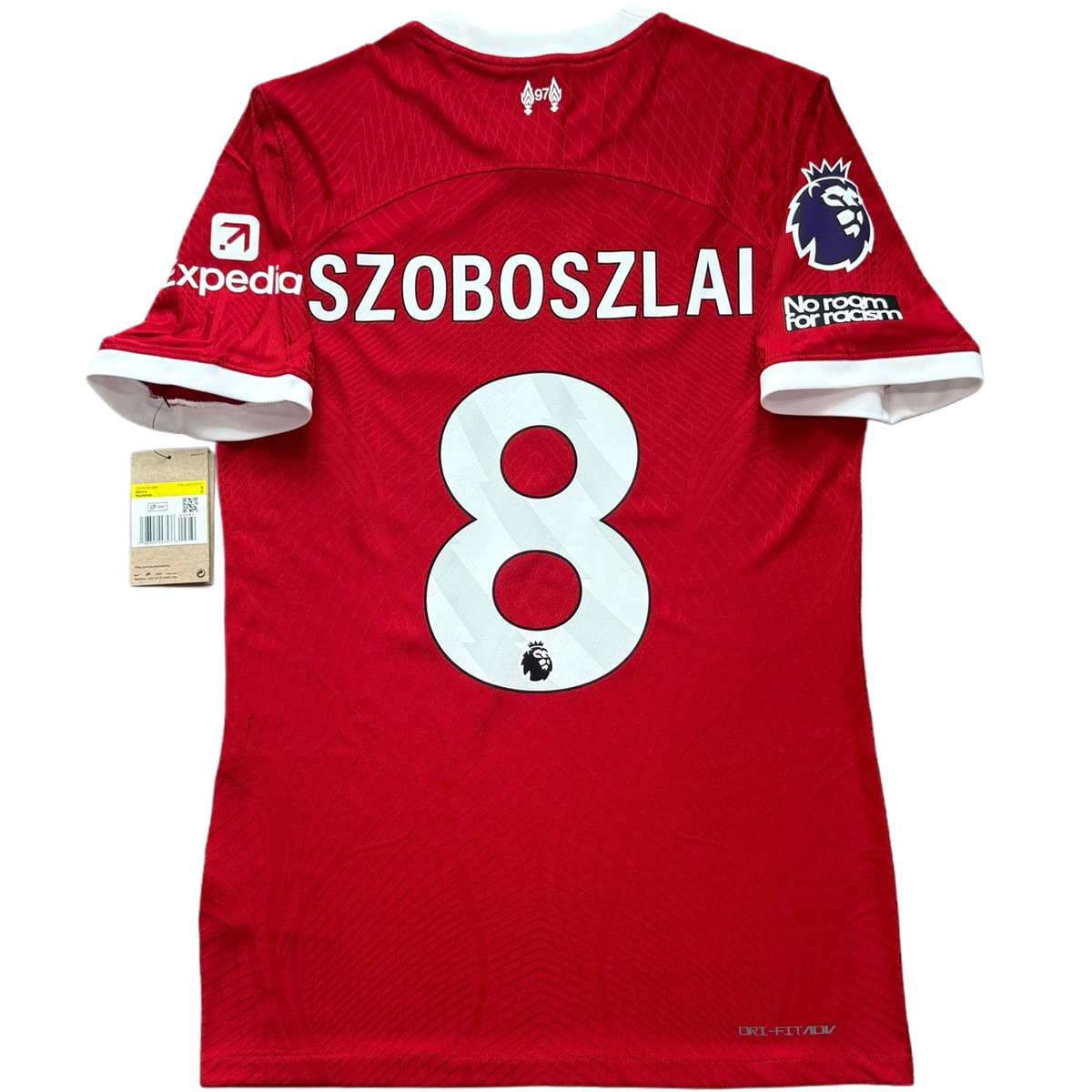 2023/24 Liverpool Authentic Home Jersey #8 Szoboszlai Small Player