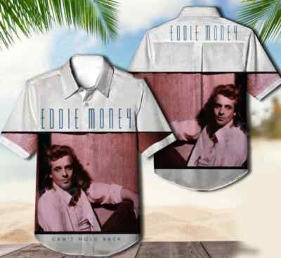 Eddie Money Can't Hold Back Album Cover Hawaiian Shirt, shirt US size