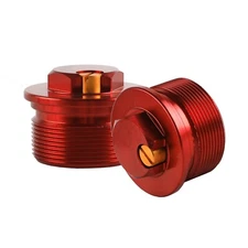 Pair of Red Front fork Tube Suspension Top Cap for Dirt Pit Bike