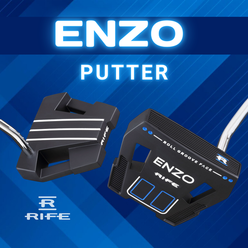 ULTRA PETITE LADIES RIFE GOLF ENZO PUTTER MALLET STYLE 31 INCHES GOLF CLUB - Picture 2 of 13