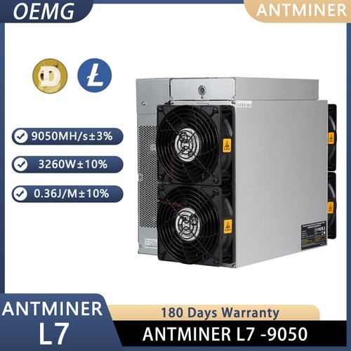 Antminer L7 9050Mh/s 32600W Doge Coin & Litecoin LTC Coinr  Scrypt Algorithm - 第 1/6 張圖片