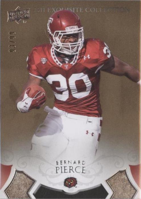 2011 Upper Deck Exquisite Collection Bernard Pierce #ER-BP - 1 of 2