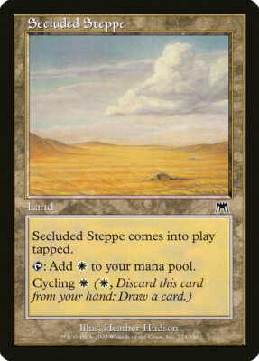 4x Secluded Steppe - LP - Onslaught - SPARROW MAGIC mtg