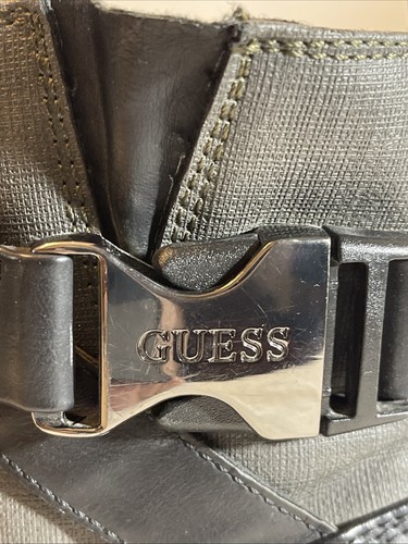 Botas al tobillo informales Guess Gruesas Gmrand negras/grises para hombre talla 10,5 M - Imagen 15 de 24