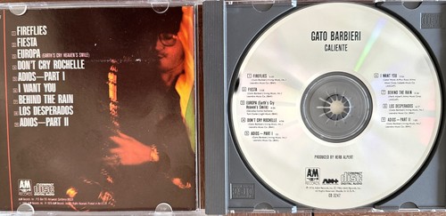 Gato Barbieri - Caliente 1986 A&M CD. Like New - Picture 2 of 3