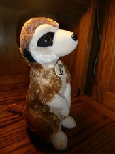 Wild Republic Raccoon Plush 12" Realistic Stuffed Animal Zoo Tag Brown-Black 90