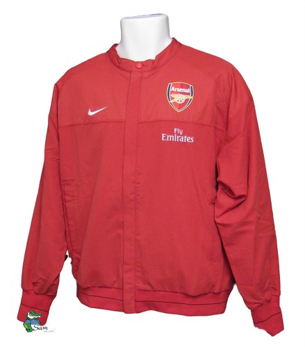 Neu Nike ARSENAL Fußballclub Line Up Präsentation Transitjacke rot XXL 2XL - Bild 2 von 8