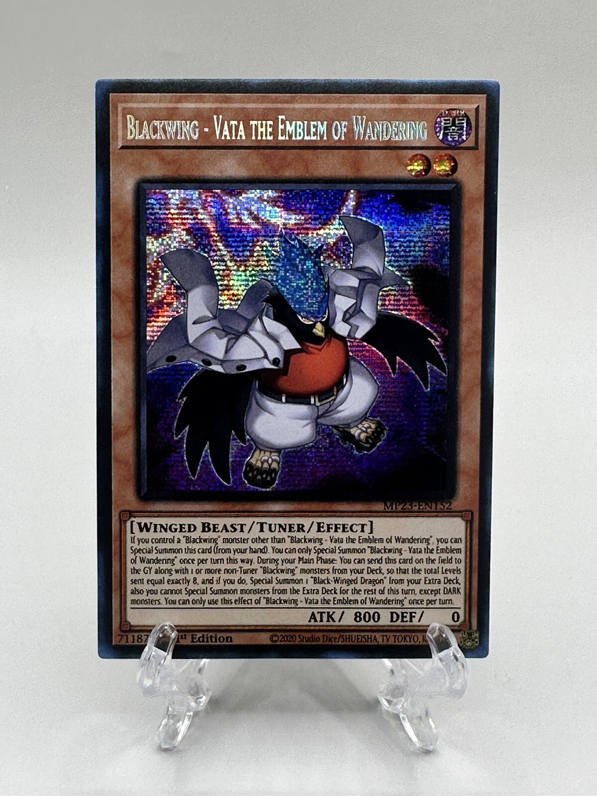 Blackwing - Vata L'Emblema Del Vagabondo - DABL-EN001 - Super Rara - 1ª Edizione - Yu-Gi-Oh! Carta Singola