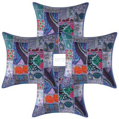 Ethnic Cushion Cover Decorative Vintage 16 x 16 in Hippie Sofa Car Pillow Case