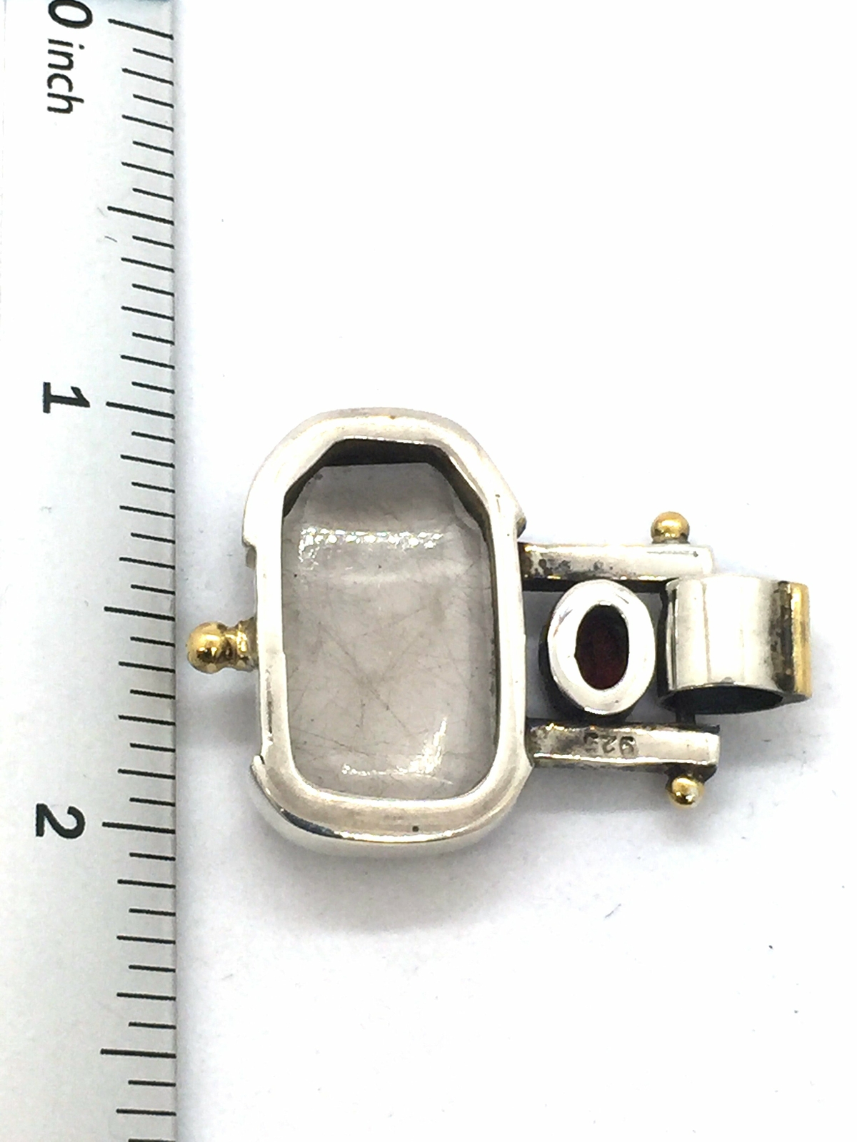 Two-Toned Solid Sterling Silver With Genuine Smok… - image 3