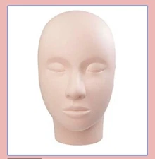 Mannequin Head Practice False Eyelashes Eye Lash Extension Training Tool