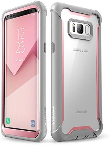 Ares Designed for Galaxy S8 Case, Full-body Rugged Clear Bumper Case With Built-