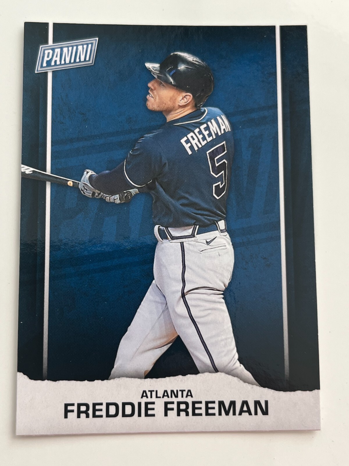 FREDDIE FREEMAN 2021 Panini Father's Day card Braves Dodgers BB9