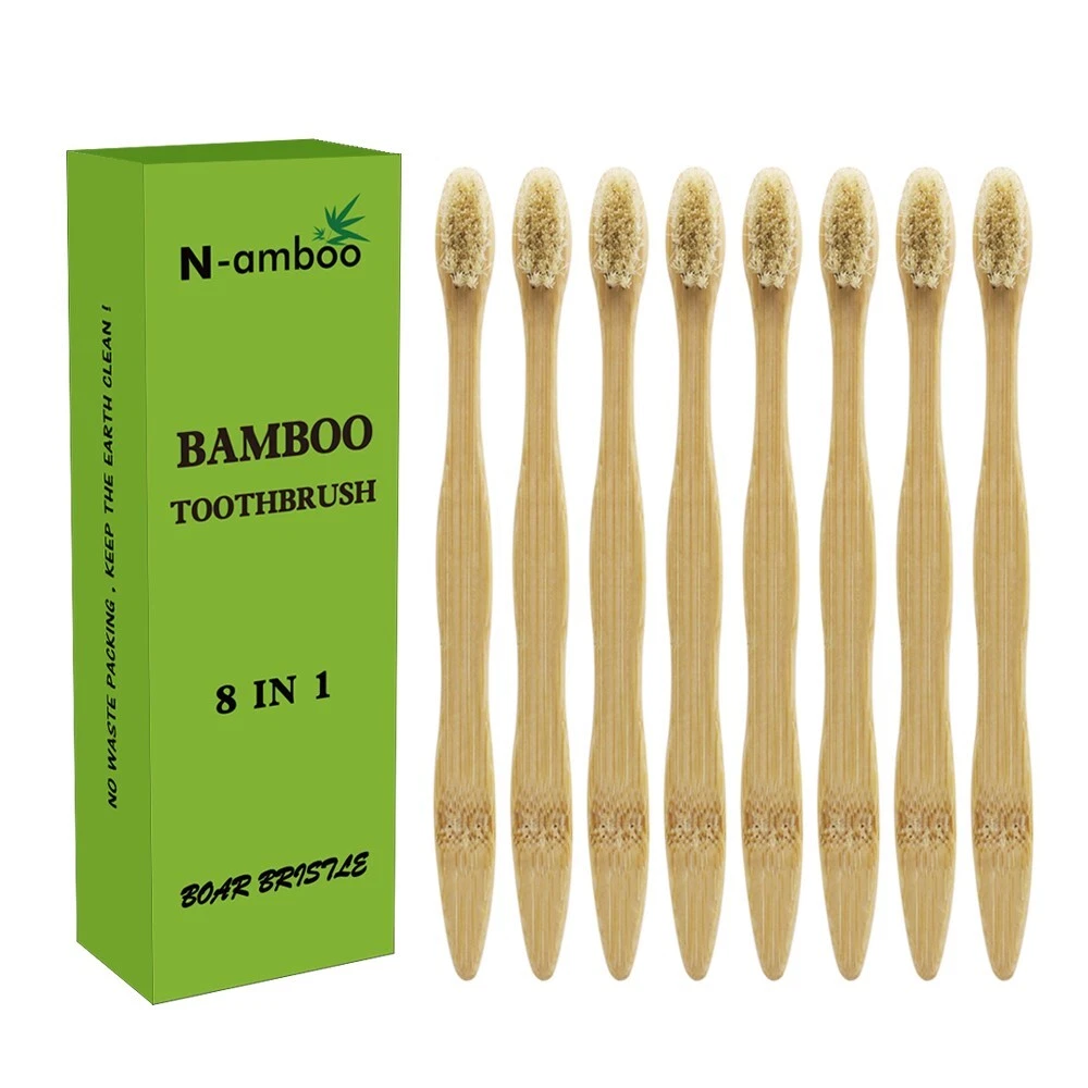 Bamboo toothbrush 2024 100 biodegradable