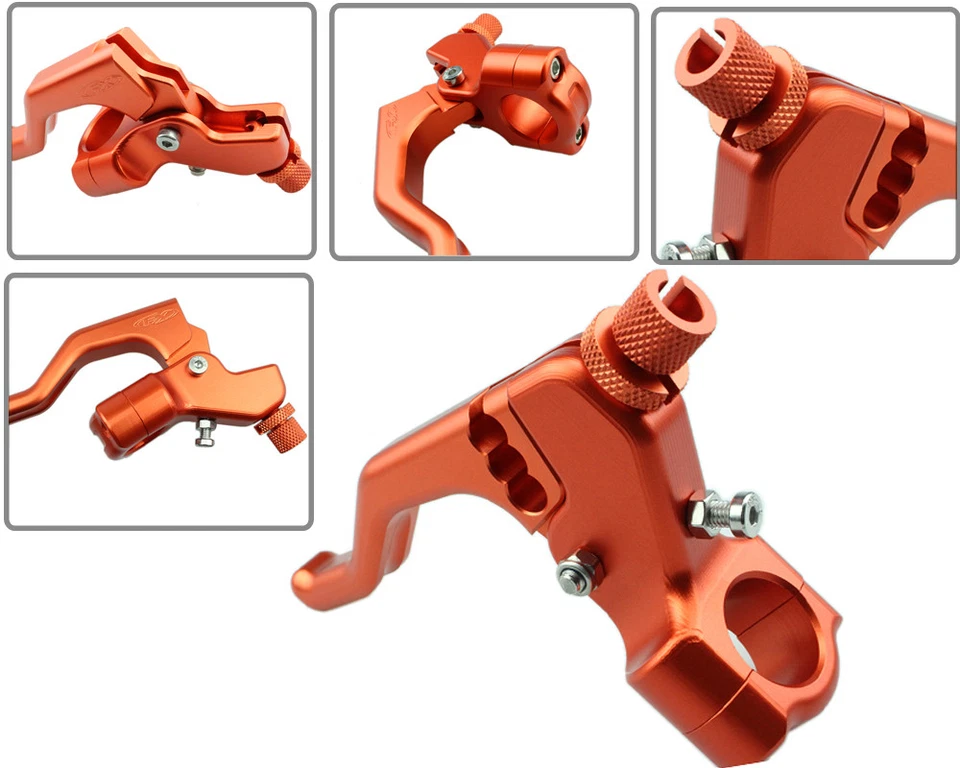 Palanca de cable de embrague de rendimiento de EE. UU. con palanca de cable de tracción para la mayoría de las motocicletas Foto 3 de 4