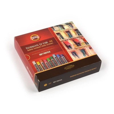 Koh-I-Noor TOISON D'OR 8516 Artist's Soft Pastels in Cardboard Packaging (Pac...