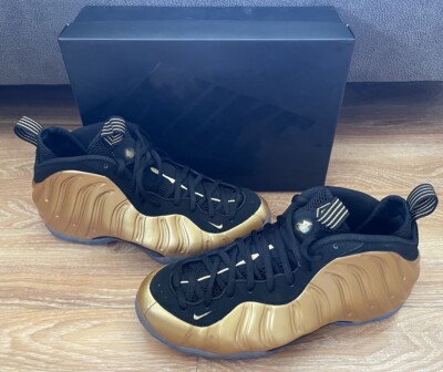 Brand New Size 11.5 Nike Air Foamposite One Metallic Gold 2015 Basketball Shoes
