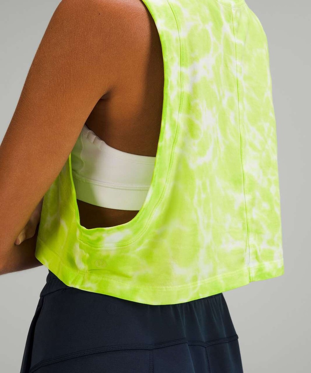 クロップド丈♪【lululemon】All Yours Cropped Tank Top Pride Lululemon All Yours Crop Tank Top *Veil - Spiced Chai - lulu