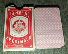 Vintage Superfine B P Grimaud Paris Orient Express Playing Card Deck
