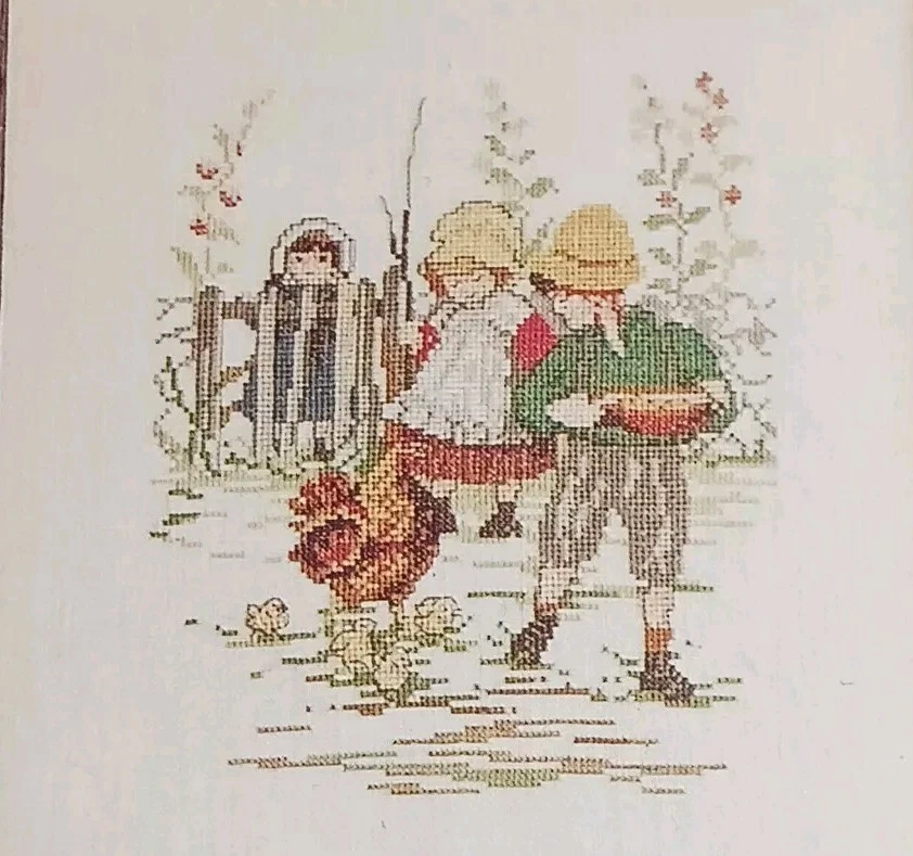 Permin of Copenhagen Nostalgia Cross Stitch 4 Childhood Designs Charts Only - Image 4 of 4