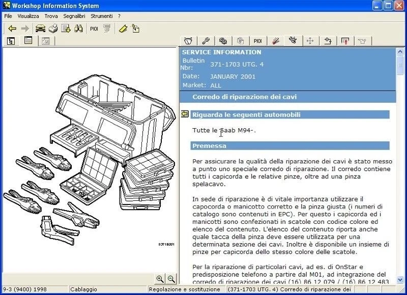 Saab 9-3 (1998-2011) manuale officina su Dvd - Immagine 2 di 4