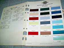 1954 Chrysler Paint Chips set -RInshed-Mason Company, Detroit, Michigan