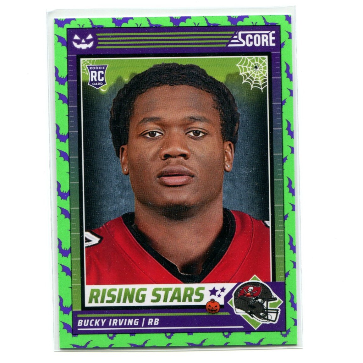 2024 Panini Score A Treat Football Bucky Irving RC #9 Green Bats Buccaneers